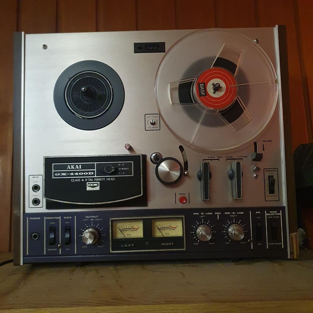 Akai GX-4400D Bandrecorder, Audio, Tv en Foto, Bandrecorders, Ophalen of Verzenden, Bandrecorder, Met banden