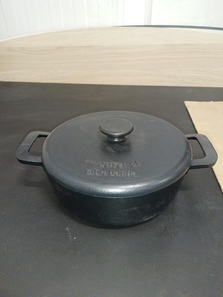 The Dutch Brabantia 28  braadpan, Ophalen of Verzenden, Gietijzer, Koekenpan of Braadpan