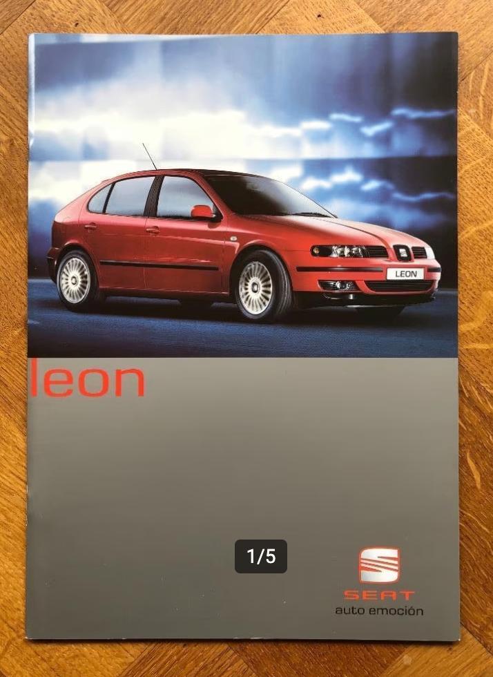 Seat Leon folder 2000, Boeken, Seat, Nieuw, Ophalen of Verzenden, Overige merken