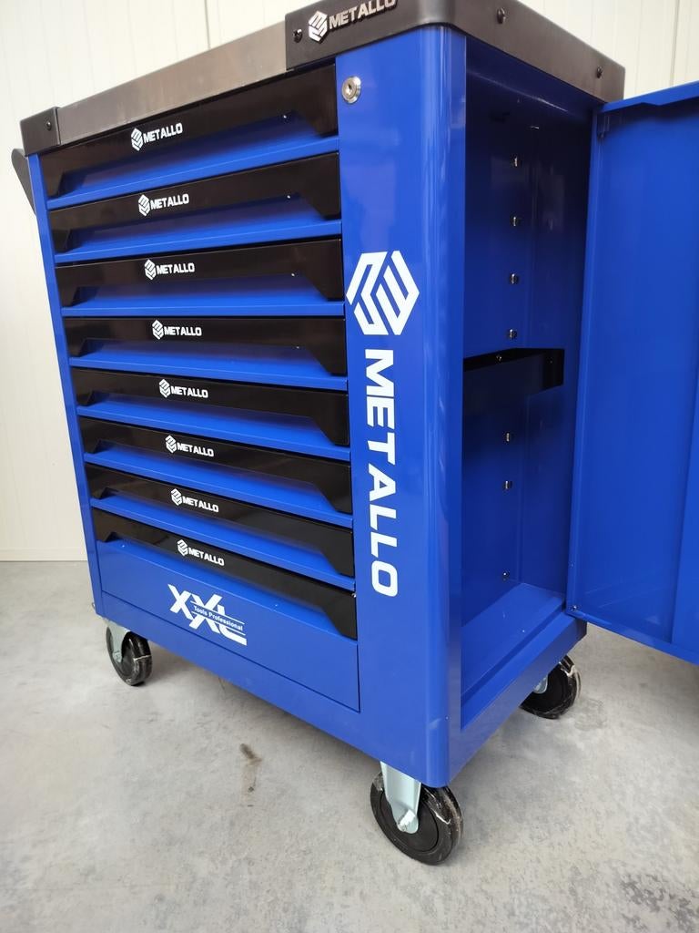 Metallo gereedschapswagen 8 lades 8 gevuld, .Nieuw!, Auto diversen, Autogereedschap, Ophalen, Nieuw