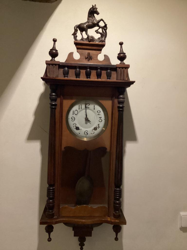 Antieke regulateur klok, Antiek en Kunst, Antiek | Klokken, Ophalen