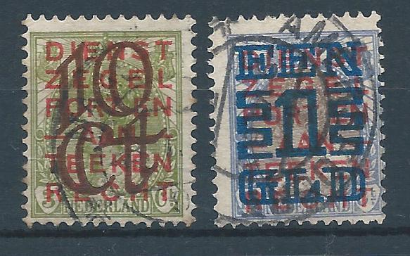 B942 - Nederland - NVPH 132-133 (gestempeld), Postzegels en Munten, Postzegels | Nederland, Ophalen of Verzenden, T/m 1940, Gestempeld