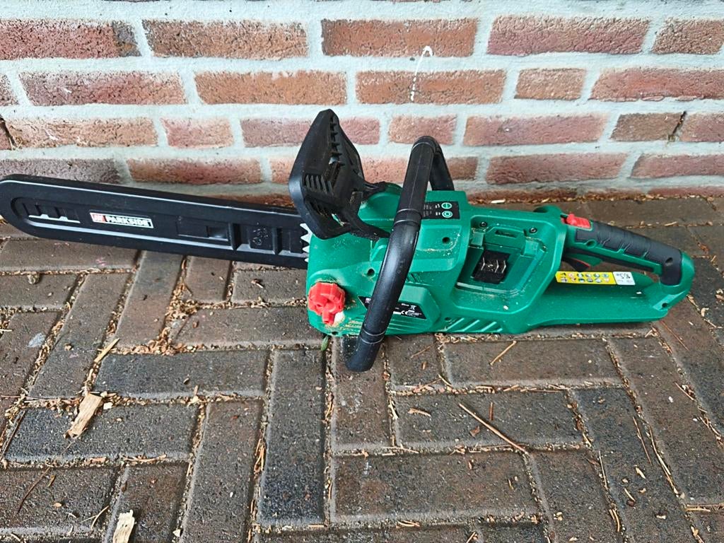 Parkside Accu Kettingzaag PKSA 40-LI A1, Ophalen of Verzenden, Gebruikt, Accu, Parkside