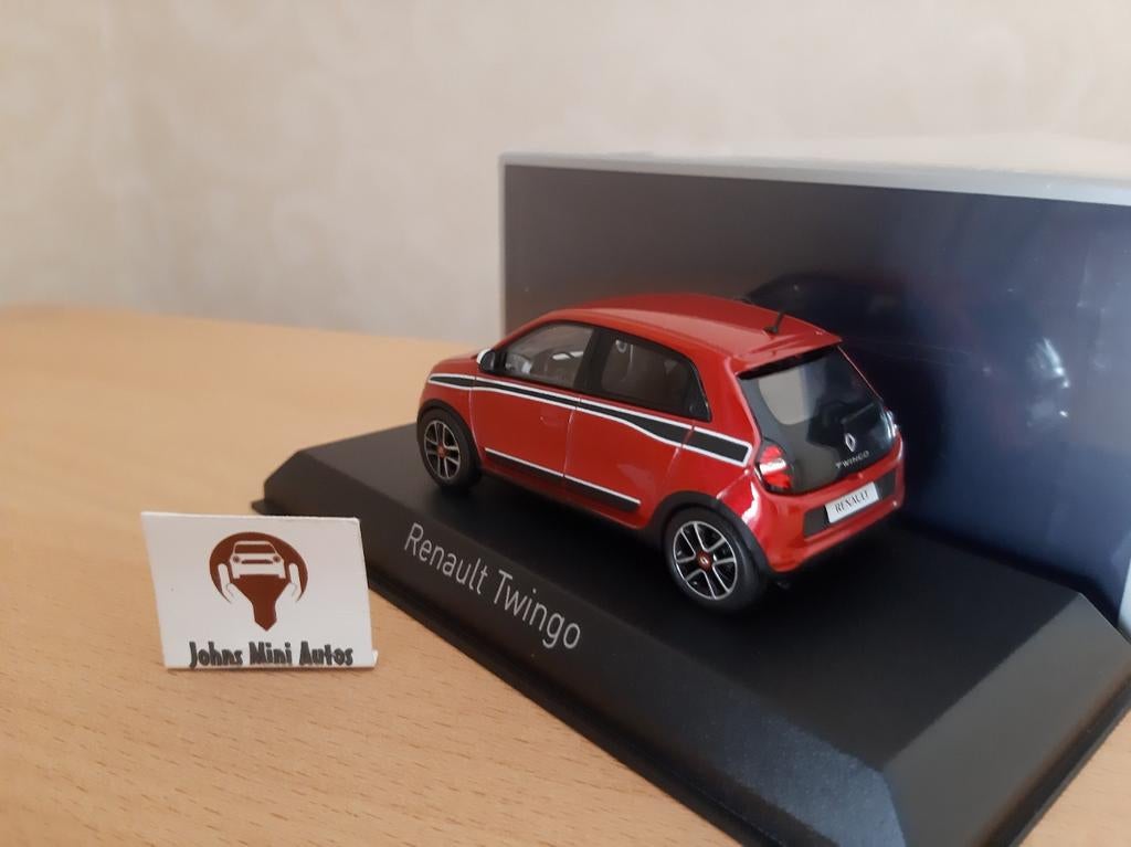 Renault Twingo Sportpack Flame Red van Norev 1:43, Auto, Norev, Ophalen of Verzenden, Norev
