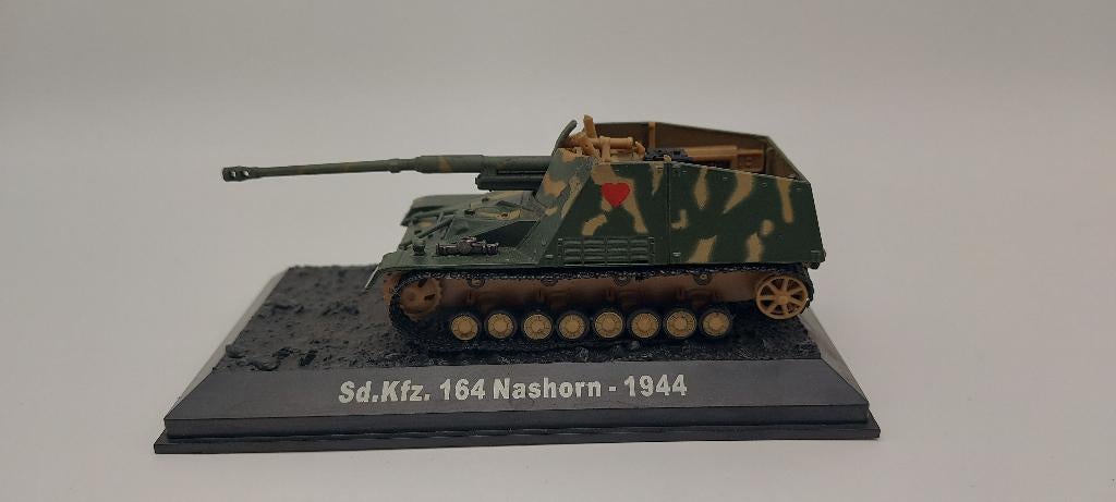 Deagostini schaalmodel Nashorn, Italeri, Verzenden, Zo goed als nieuw, Tank