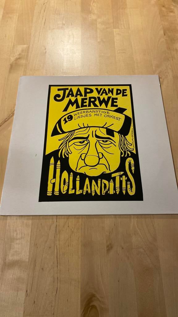 Vinyl lp Jaap van de Merwe - Hollanditis, Ophalen of Verzenden, Zo goed als nieuw, 12 inch, Levenslied of Smartlap
