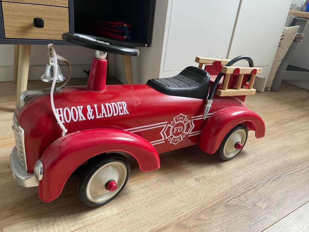 Brandweerauto Hook & Ladder, Ophalen, Gebruikt