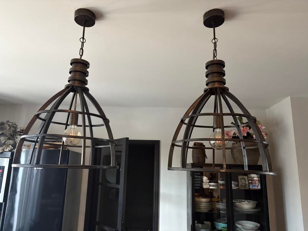 PTMD lampen in zeer goede staat!, Ophalen of Verzenden, Zo goed als nieuw, Metaal, 50 tot 75 cm