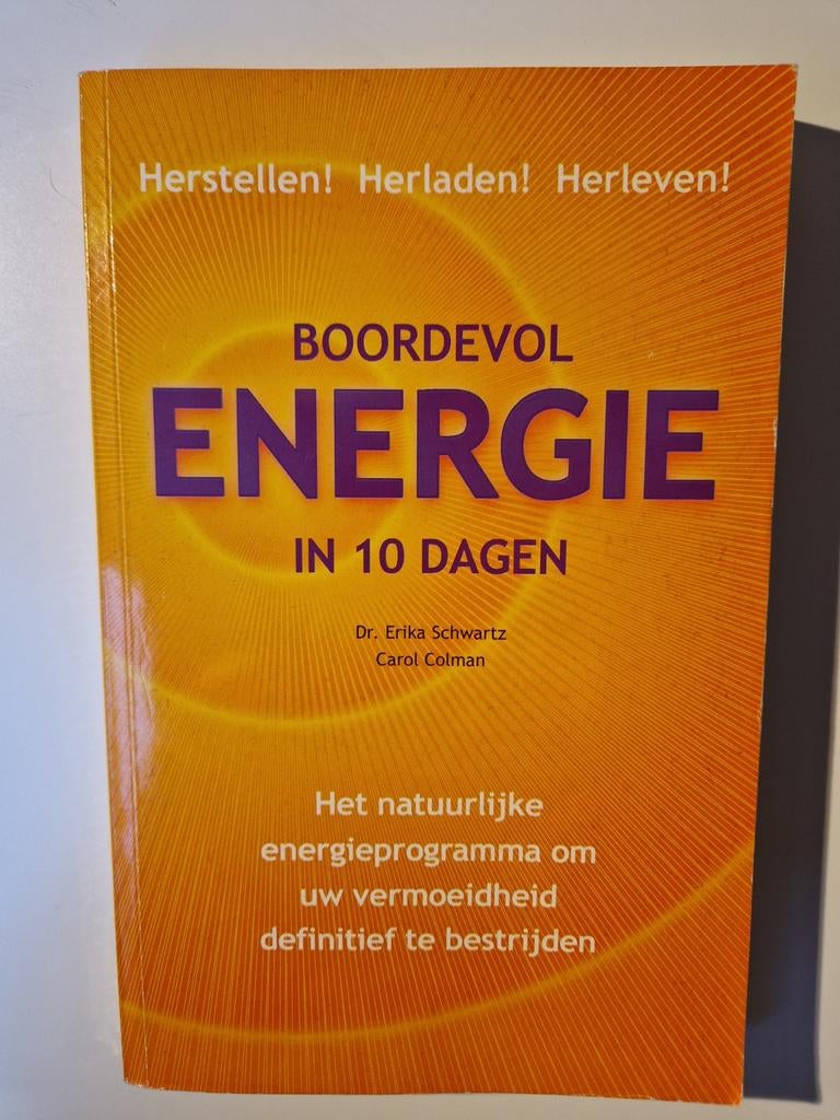 Boordevol energie in 10 dagen - Erika Schwartz, Ophalen of Verzenden