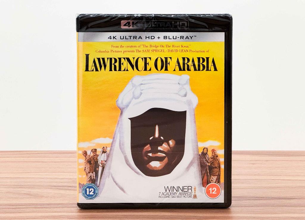 Lawrence of Arabia 4K UHD + Blu-Ray (UK Import), Cd's en Dvd's, Blu-ray, -, -, Nieuw in verpakking, Klassiekers