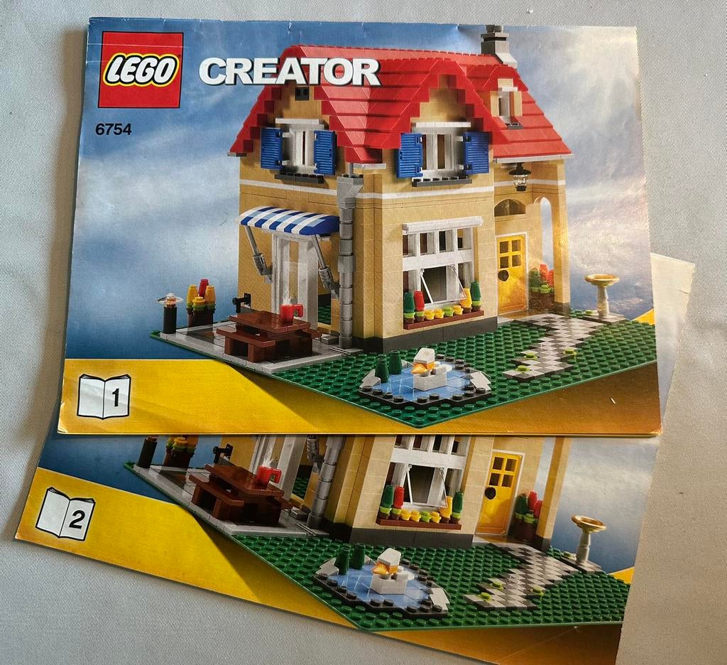 Lego 6744 Family Home instucties / Boekjes, Ophalen of Verzenden