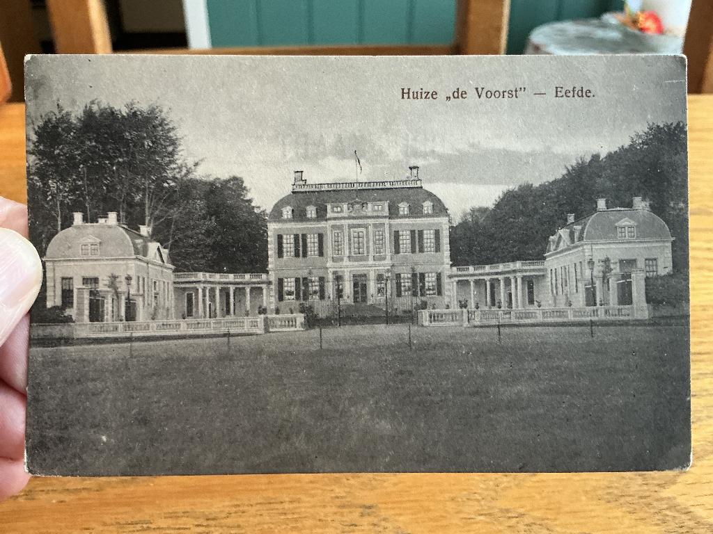 Eefde huize de voorst, Ophalen of Verzenden, 1920 tot 1940, Ongelopen, Gelderland