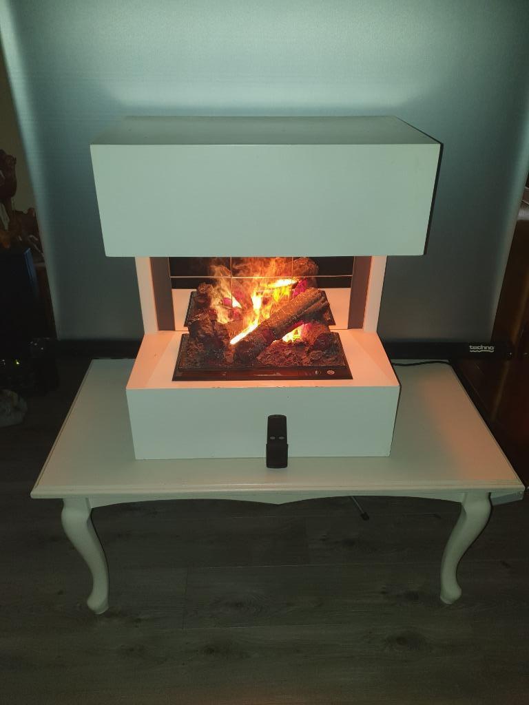 Dimplex cassette 400 met ombouw, Ophalen, Zo goed als nieuw, Vrijstaande haard, Elektrische haard