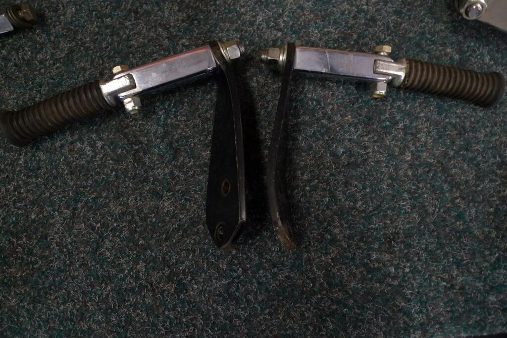 Highwaysteps Harley fxd steunen krom zwart, Motoren, Ophalen, Gebruikt