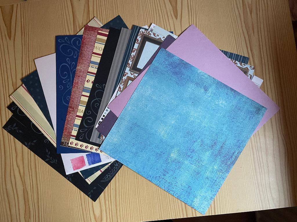 Crdstock / Scrappapier 180 grams ( 17 vel), Verzenden, Zo goed als nieuw, Papier of Karton