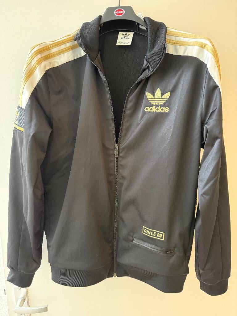 Adidas Chile20 sportjack, geheel nieuw, maat S, zwart, Kleding | Heren, Zwart, Nieuw, Ophalen of Verzenden, Adidas