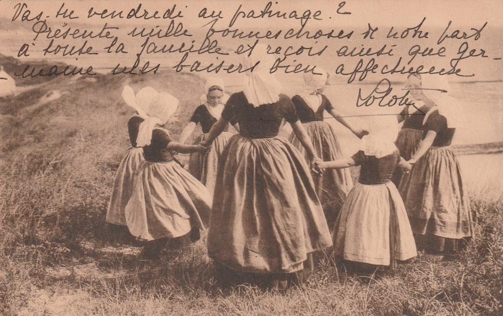 ZEELAND Klederdracht Dansende Kinderen, Verzenden, Voor 1920, Gelopen, Zeeland