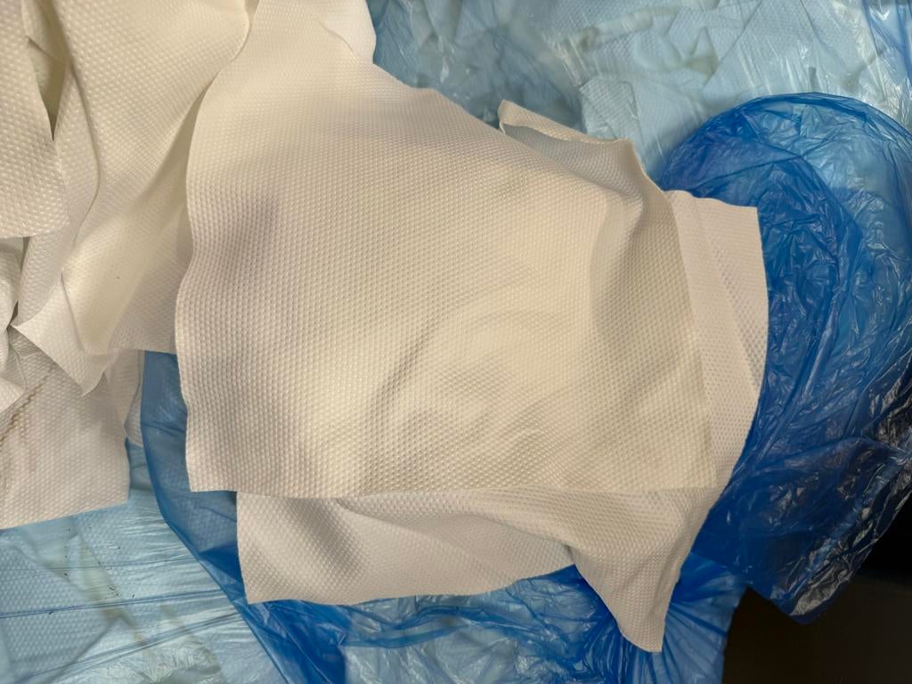 Polyester poestdoeken / poetsstroken vanaf €0,15 per kg!