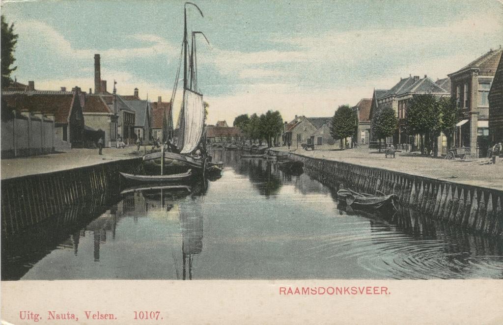 Raamsdonksveer, Verzamelen, Ansichtkaarten | Nederland, Verzenden, 1920 tot 1940, Noord-Brabant
