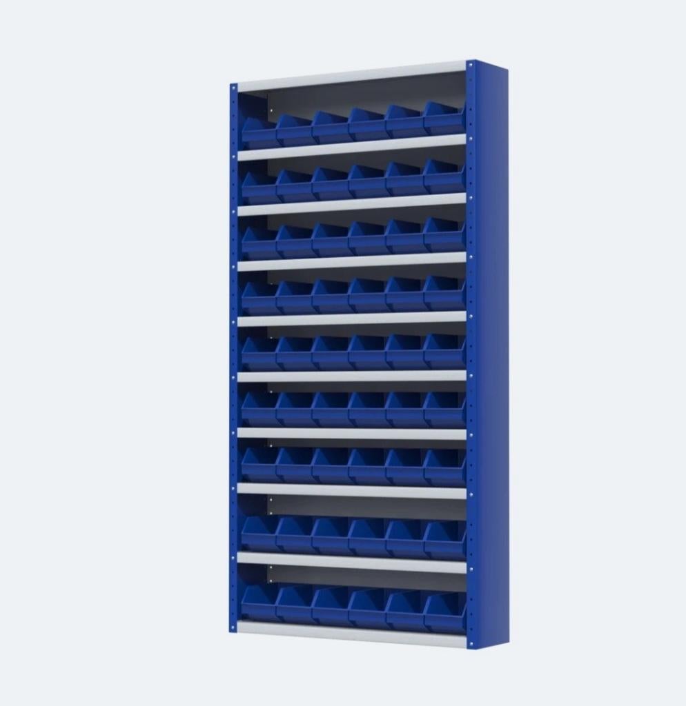 Nieuwe bakkenkast magazijnkast 198x100x25cm, Verzenden, Nieuw, 25 tot 50 cm, Minder dan 100 cm