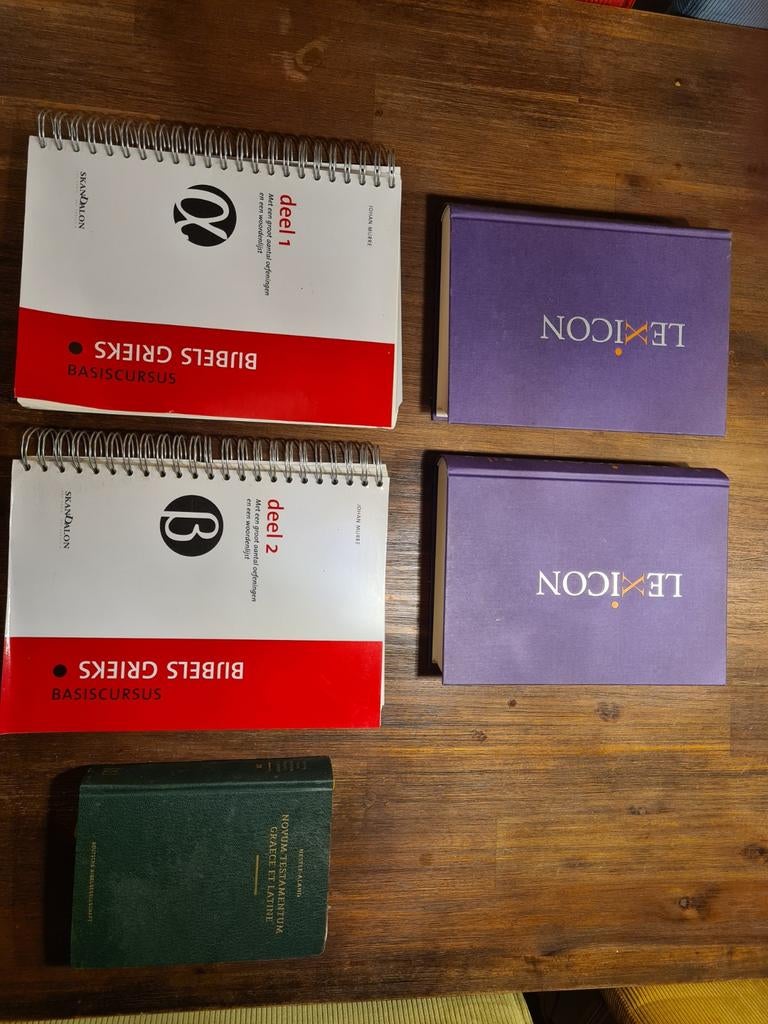 Cursus Bijbels Grieks 5-delig(!), Boeken, Ophalen of Verzenden, Zo goed als nieuw