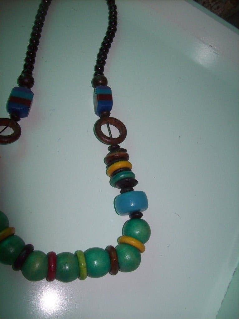 Ketting Groen meer kleur Fraaie steen Kraal model, Sieraden, Tassen en Uiterlijk, Kettingen, Verzenden, Nieuw, Steen of Mineraal