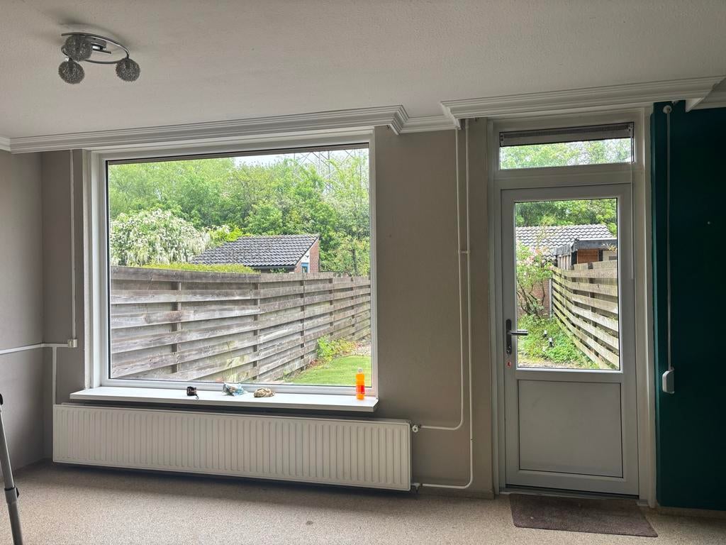 Kunststof achterdeur met kozijn en HR+++ glas, Doe-het-zelf en Verbouw, Deuren en Horren, Ophalen, Kunststof, Gebruikt, 80 tot 100 cm