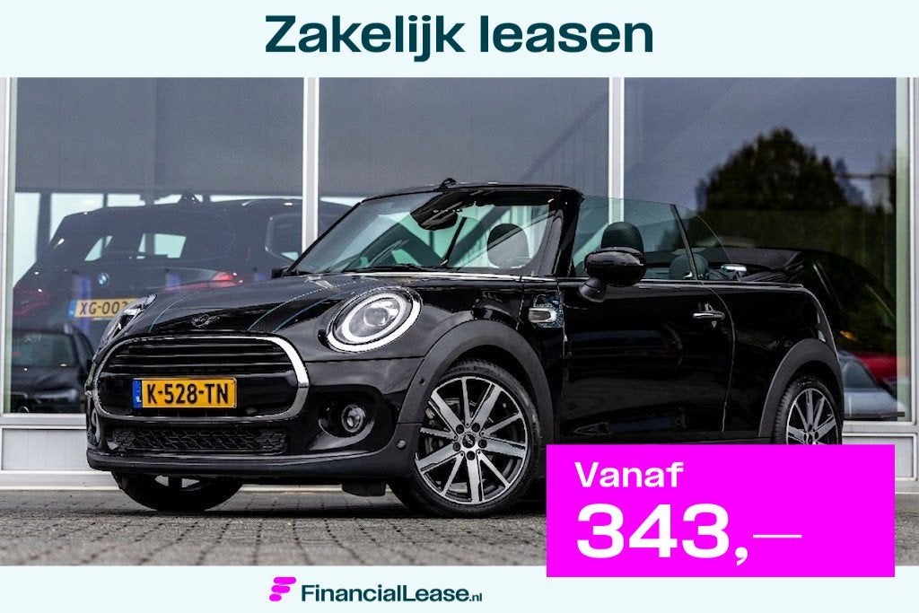 MINI Cooper Cabrio 1.5 Sidewalk Edition Harmen Kardon | NL A, 12 maanden, 136 pk, Gebruikt, 4 stoelen