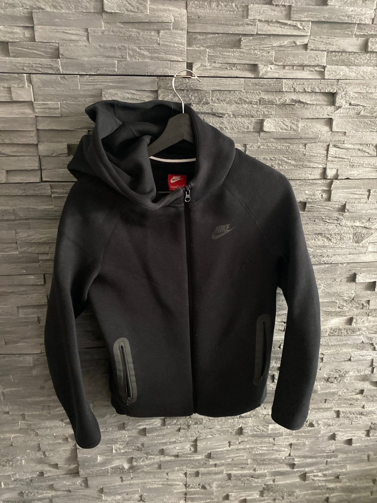 Nike Tech Fleece Hoodie Zwart - Maat L (147-158 cm), Ophalen of Verzenden, Nieuw, Overige maten, Zwart
