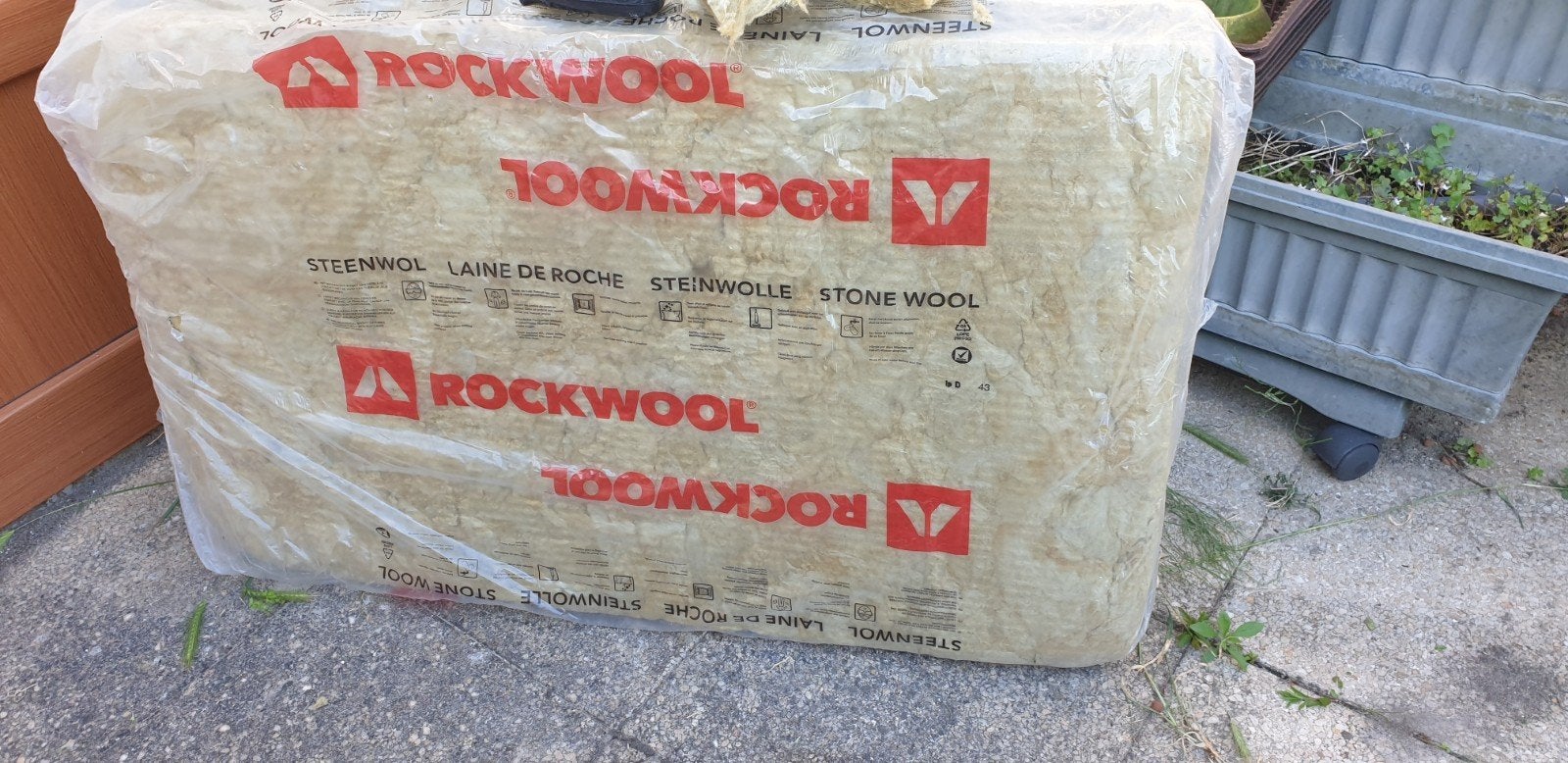 Rockwool Steenwol Isolatie, open verpakking., Ophalen, Dakisolatie, 4 tot 8 cm, Nieuw