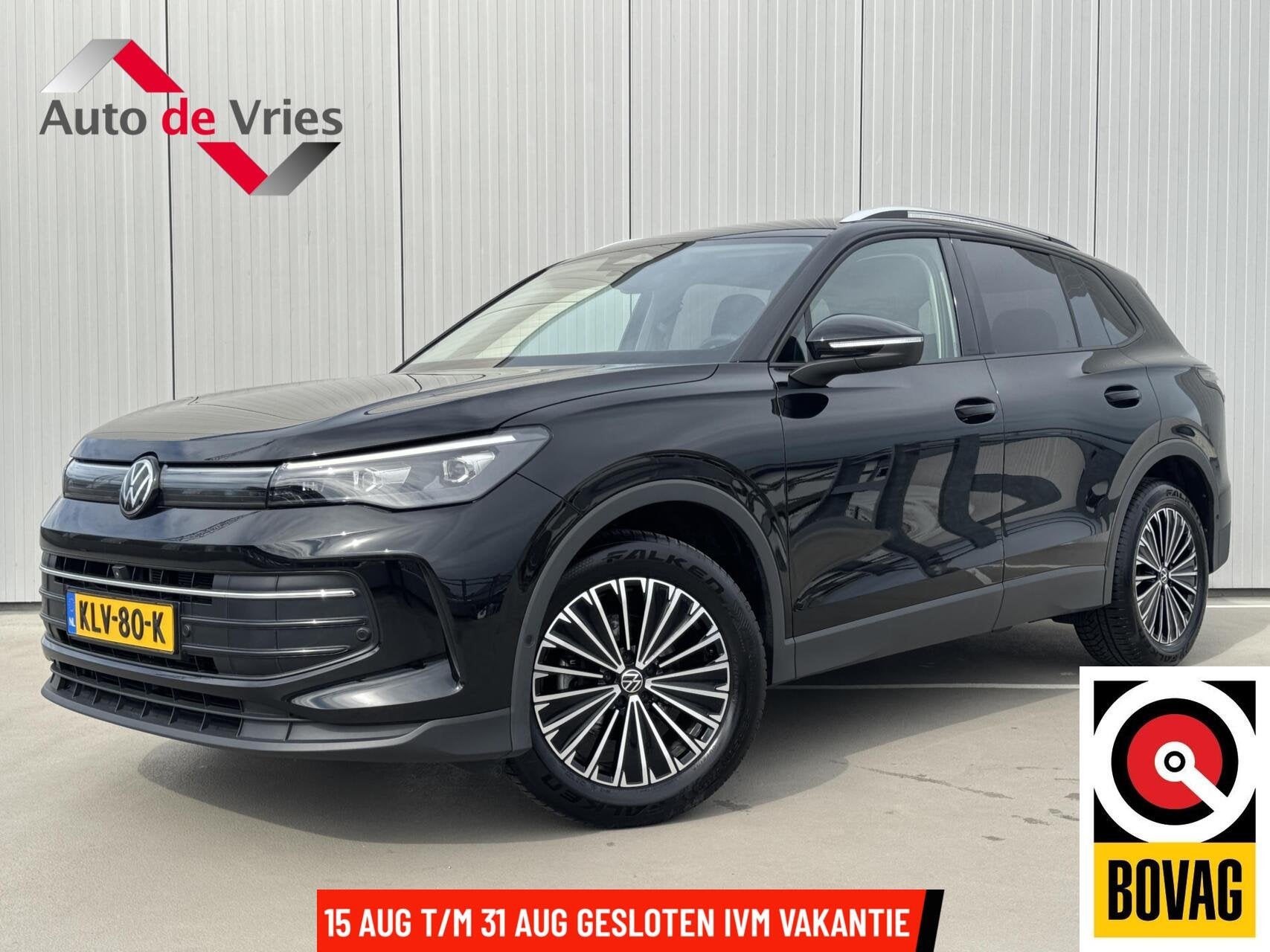 Volkswagen Tiguan 1.5 eTSI GOAL/Life Edition|Trekhaak|Navi, Stof, 4 cilinders, Met garantie (alle), Zwart