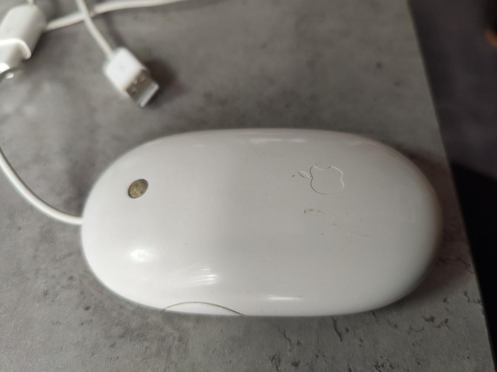 De eerste Apple Muis A1152Bedraad Gebruiktvintage vasteprijs, Muis, Gebruikt, Ophalen of Verzenden, Apple