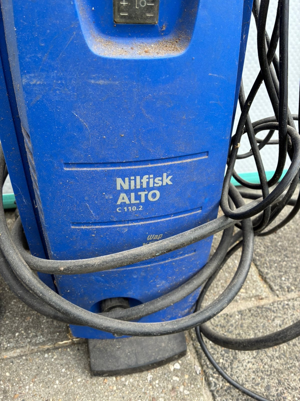 Hoge drukreiniger met borstel, Tuin en Terras, Hogedrukreinigers, Ophalen, Zo goed als nieuw, Elektrisch
