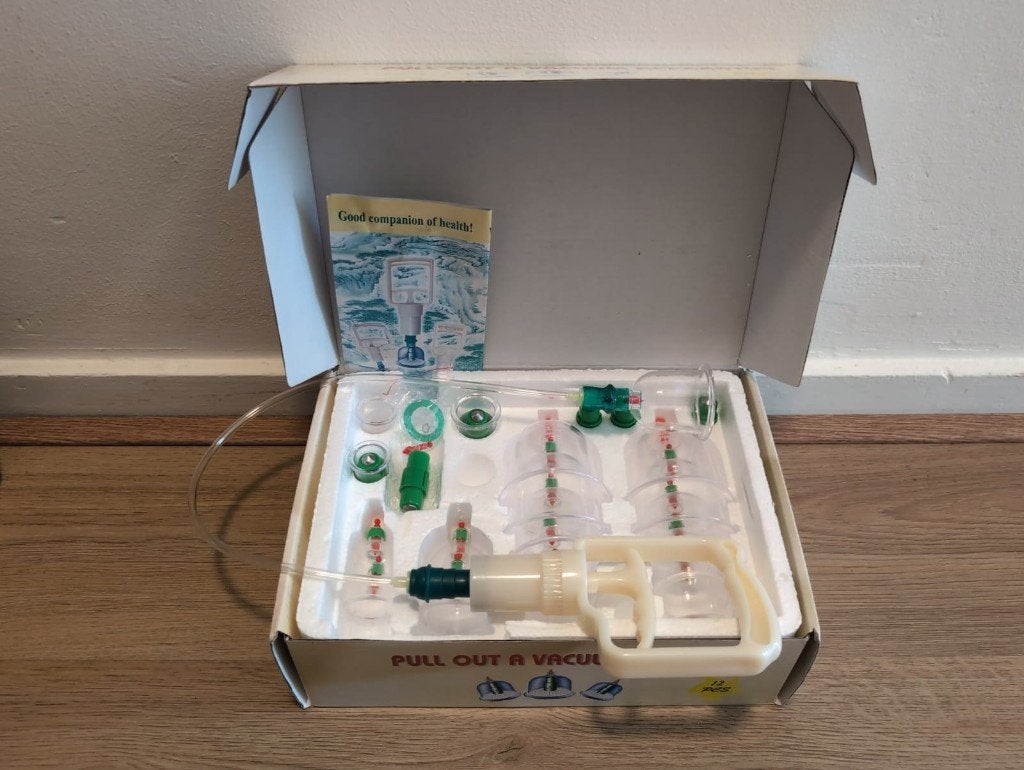 Cupping set massage Chinees, Ophalen of Verzenden, Zo goed als nieuw, Overige typen