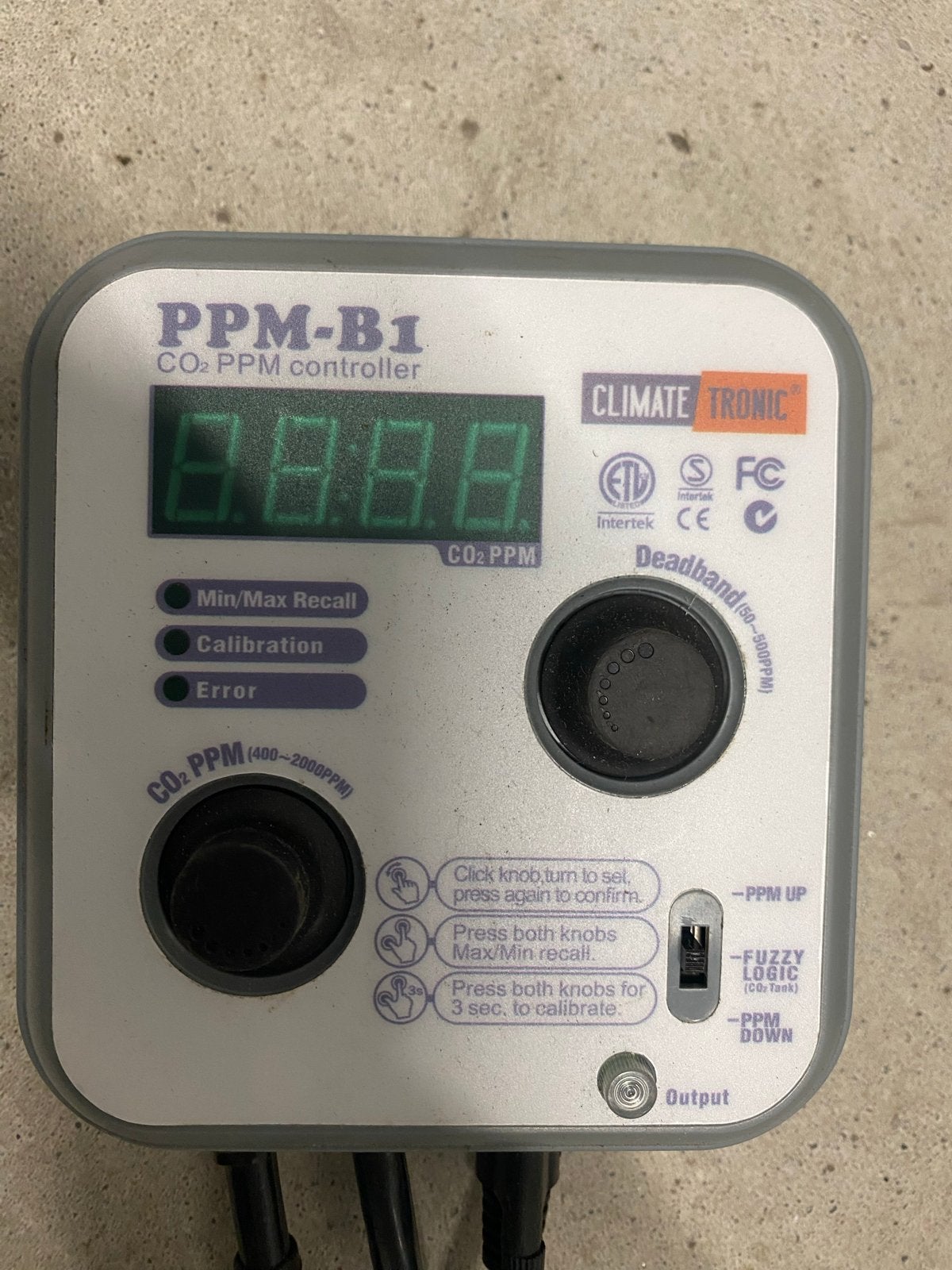 Climate Tronic PPM-B1 CO2 PPM Controller. 2stuks, Ophalen of Verzenden, Gebruikt, Overige meters