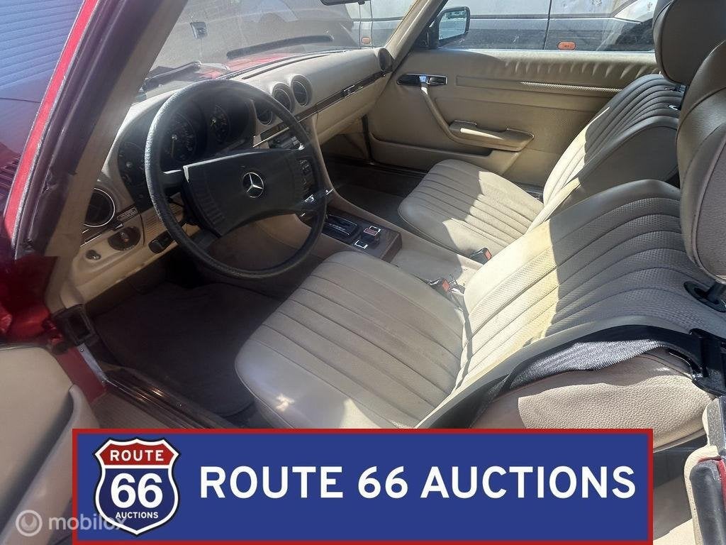 Mercedes-Benz 450 SL | 1979 | Route 66 Auctions, Auto's, Overige carrosserieën, Zwart, Mercedes-Benz, Bedrijf