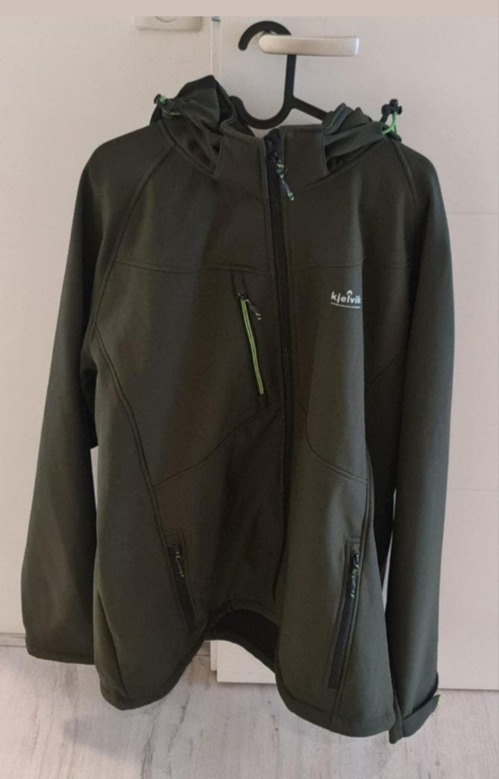 Kjelvik Sportieve Softshell Heren jas Maat 3XL, Ophalen of Verzenden, Zo goed als nieuw, Overige maten, Blauw