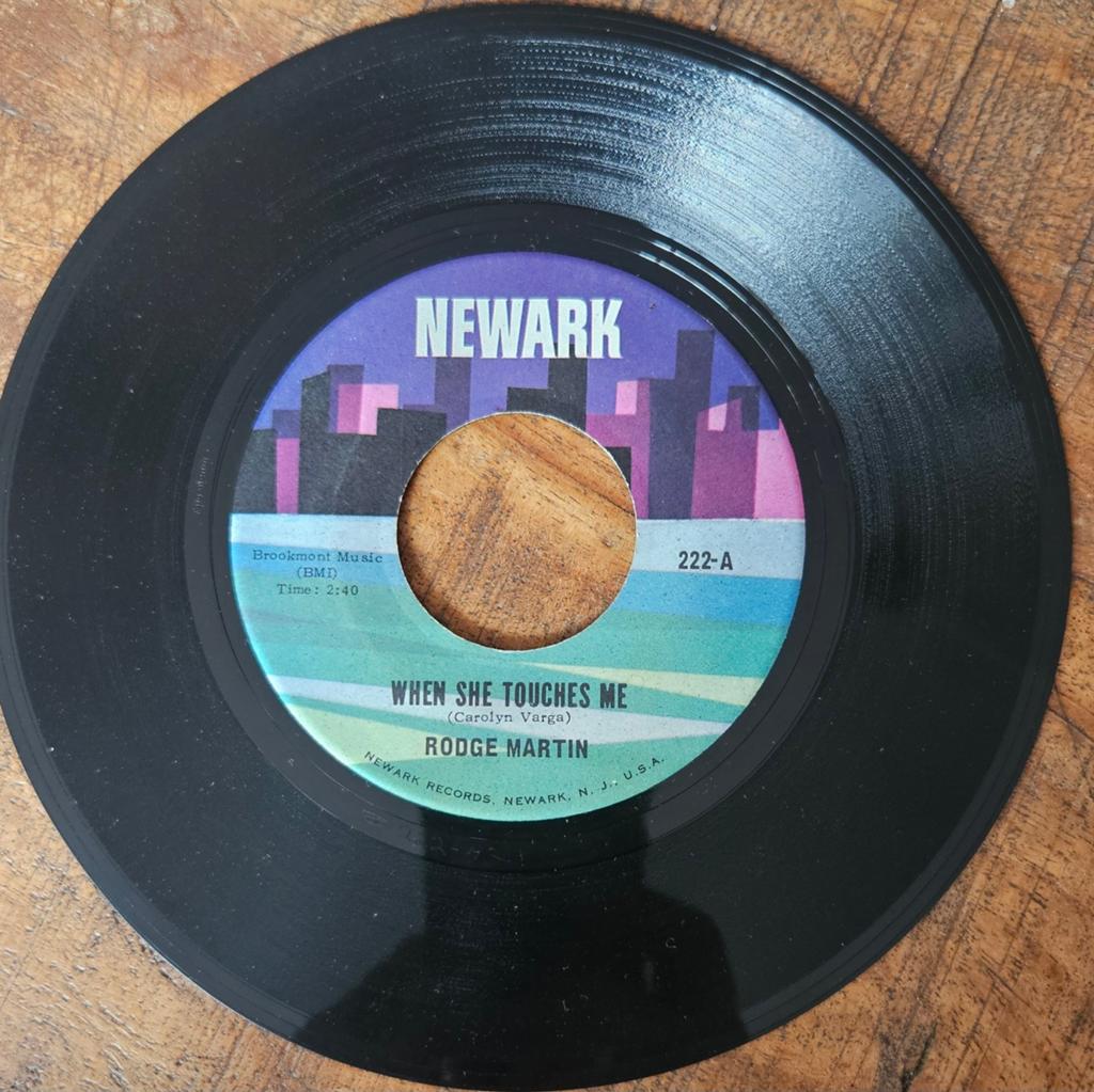 Rodge Martin  - When she touches me ( 7-inch vinyl singel), Ophalen of Verzenden, Gebruikt