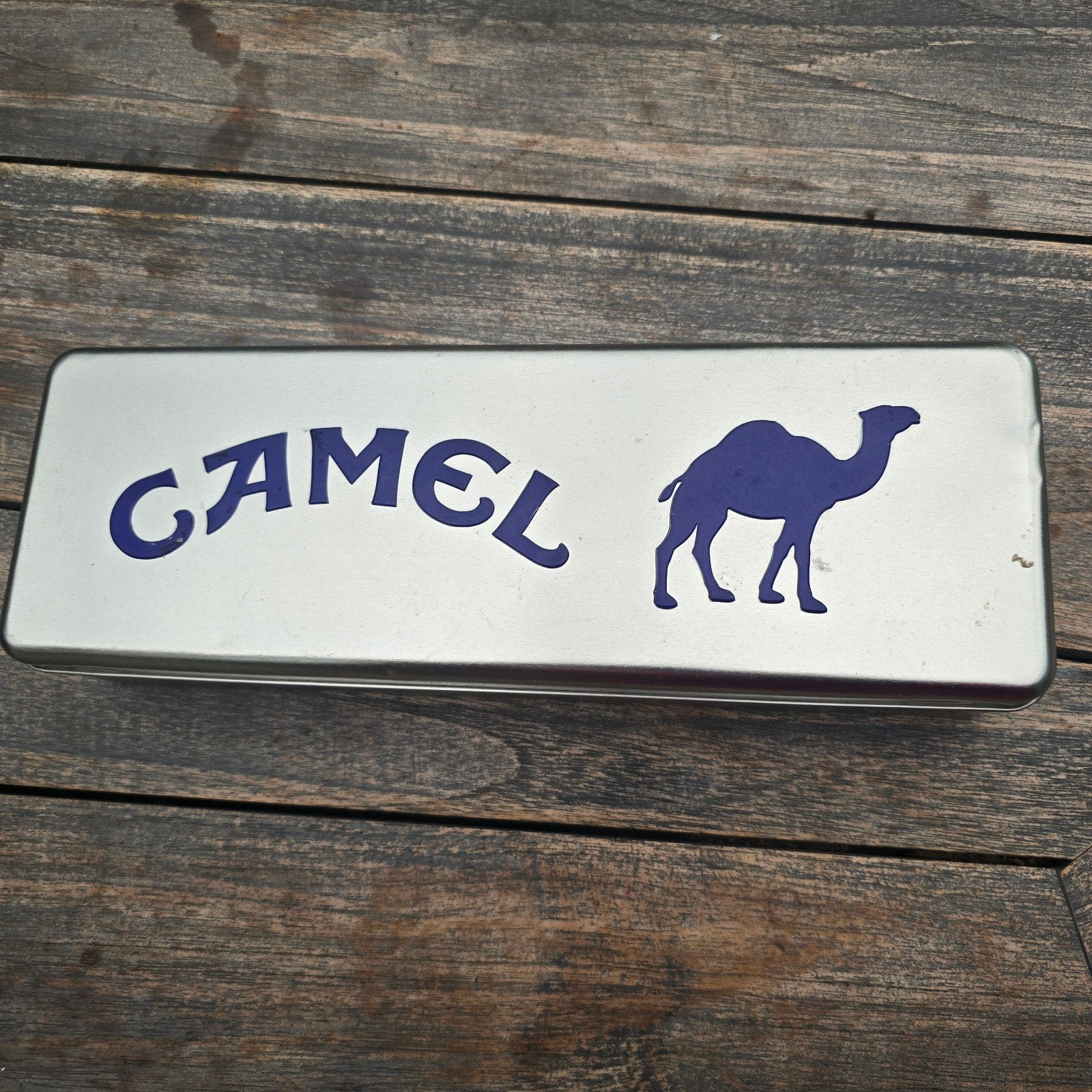Vintage Camel metalen blik - 30x11 cm, Ophalen, Zo goed als nieuw, Overige