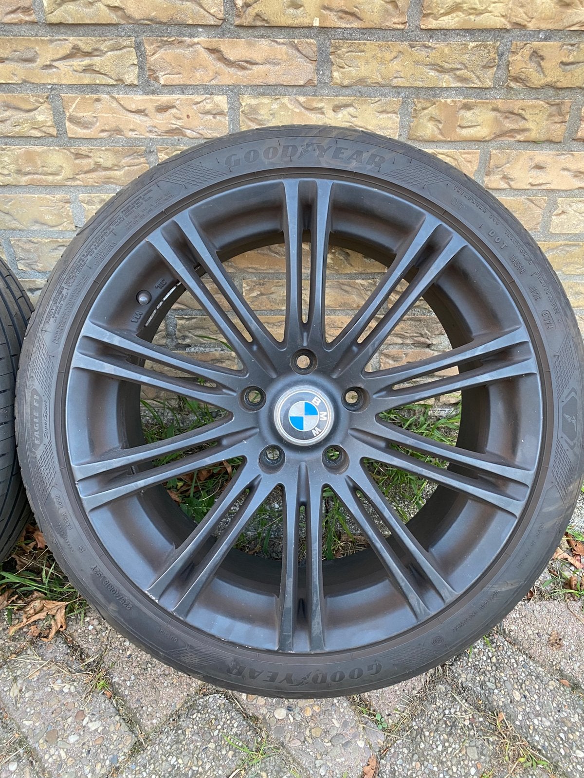 BMW 18 inch M velgen met Super Sport Goodyear zomerbanden, Ophalen, 18 inch, Gebruikt, Banden en Velgen