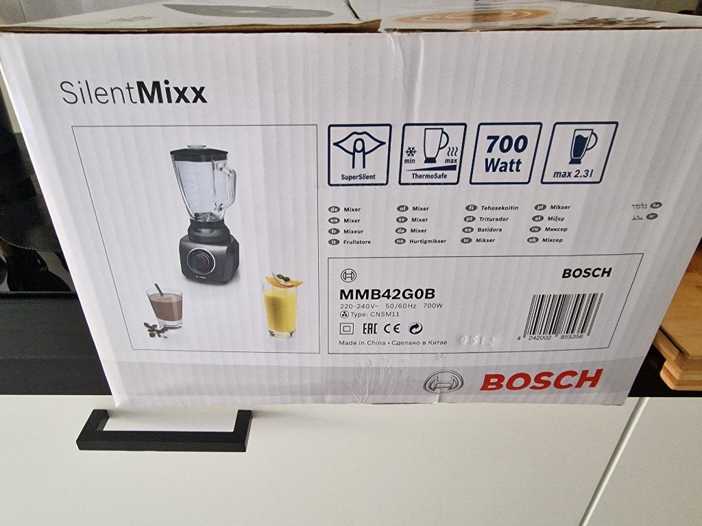 Silent Mixx Bosch MMB42GOB, Ophalen of Verzenden, Nieuw, Blender