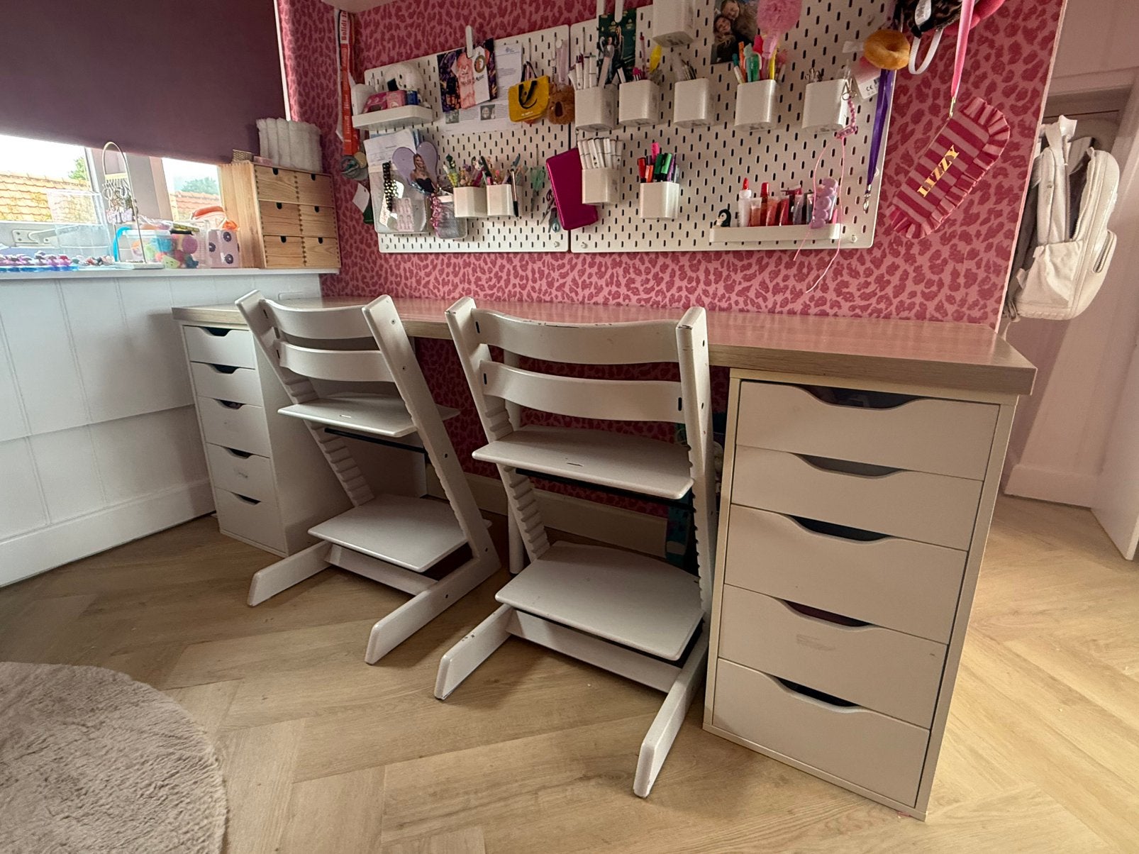 Ikea bureau lagkapten / alex, Huis en Inrichting, Bureaus, Ophalen, Gebruikt, Hout, IKEA