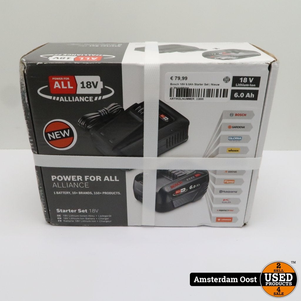 Bosch 18V 6.0Ah Starter Set | Nieuw in Verpakking, Bosch, Gebruikt, Support@bosch.com, Robert Bosch GmbH
Robert-Bosch-Platz 1
70839 Gerlingen-SchillerhÃ¶he
Germany