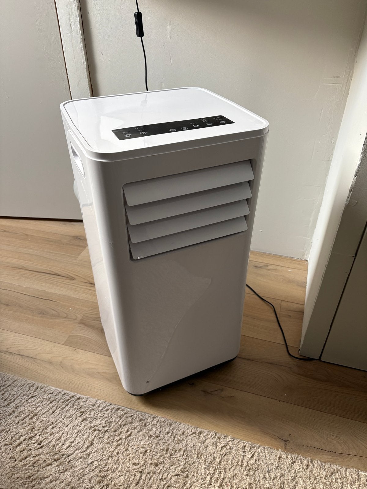 Mobiele airco met afvoerslang en raamafdichting, Witgoed en Apparatuur, Minder dan 60 m³, 3 snelheden of meer, Ophalen of Verzenden