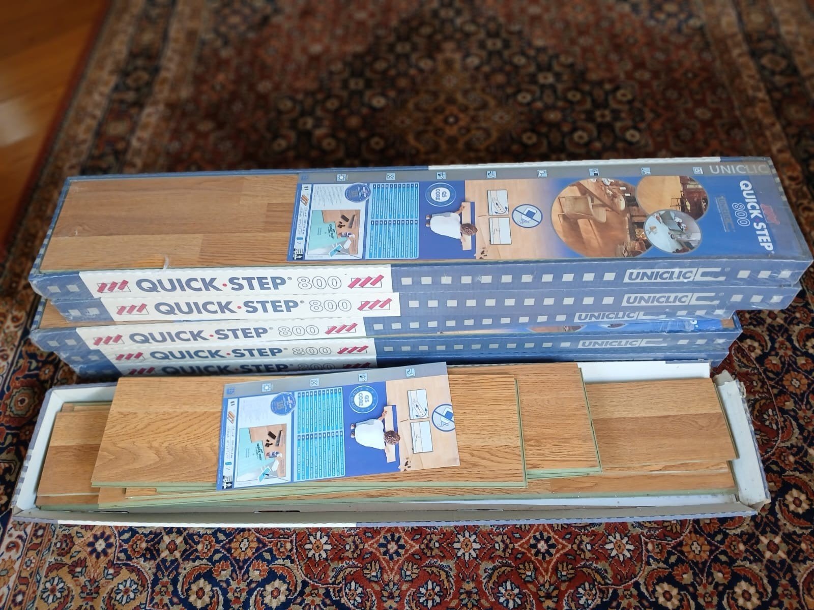 Quick-Step Laminaat Eik Natuur 17,22 m², Doe-het-zelf en Verbouw, Ophalen, Nieuw, 10 m² of meer, 10 tot 30 cm