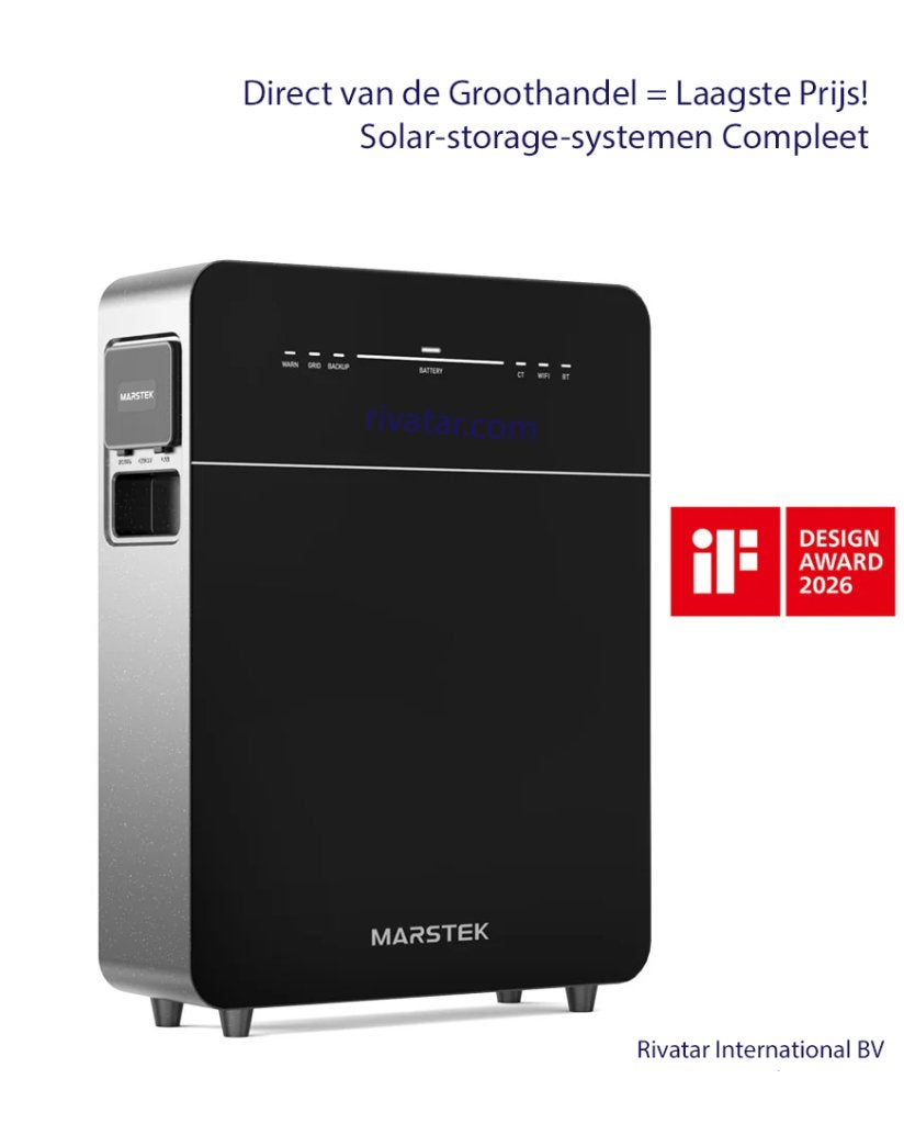 Marstek Venus E3.0 Plug-in 5.12 kWh batterij, 200 wattpiek of meer, Nieuw, Info@rivatar.com, Ophalen of Verzenden