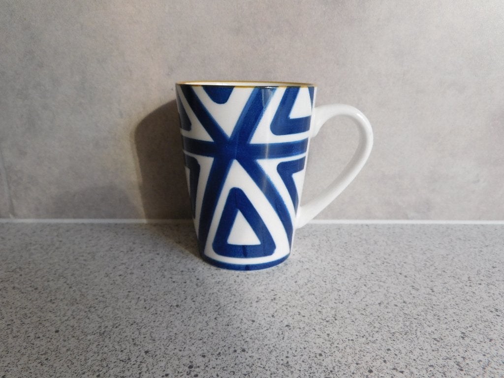 Mok Blauwe Strepen Gusta, Ophalen of Verzenden, Zo goed als nieuw, Overige stijlen, Kop(pen) en/of Schotel(s)