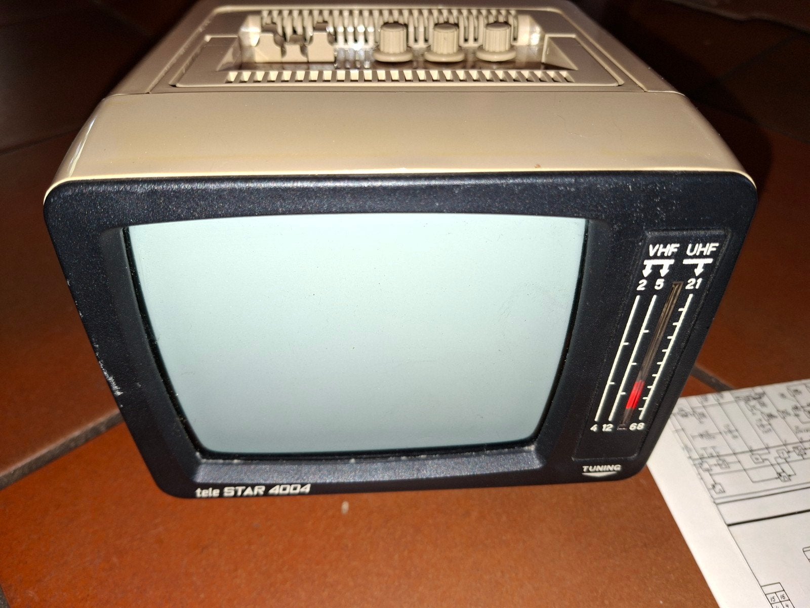 Waltham Tele Star 4004 Vintage TV - Origineel