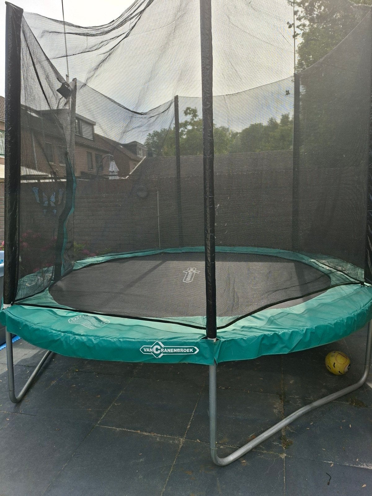 Cranenbroek Trampoline 2,5 meter met veiligheidsnet, Kinderen en Baby's, Speelgoed | Buiten | Trampolines, Ophalen, Zo goed als nieuw