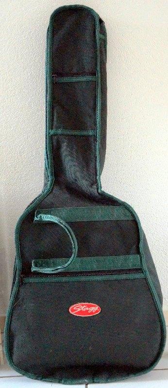 gitaarhoes groen, Ophalen, Gebruikt, Akoestische gitaar
